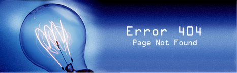 Error 404 Page Not Found